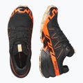 Мъжки маратонки за бягане Salomon Speedcross 6 GTX черно/шокиращо оранжево/бял пипер 6
