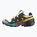 Дамски обувки за бягане Salomon Speedcross 6 GTX transparent yellow/black/waterfall 9