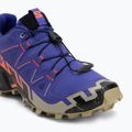 Дамски обувки за бягане Salomon Speedcross 6 liberty/black/neon flame 7