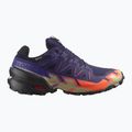 Мъжки маратонки за бягане Salomon Speedcross 6 GTX maritime blue/black/cherry tomato 2
