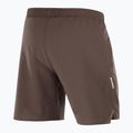 Мъжки шорти за бягане Salomon Shakeout C 2IN1 7" coffee bean 6