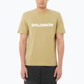 Мъжка тениска Salomon Logo сивозелен
