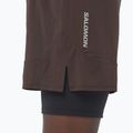 Мъжки шорти за бягане Salomon Sense 2IN1 coffee bean 4