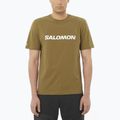 Мъжка тениска Salomon Logo brilliant olive