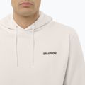Мъжки суитшърт Salomon Chest Logo Hoodie whisper white 3