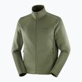 Мъжки суитшърт Salomon Outline Warm Fleece Full Zip grape leaf 6