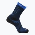 Чорапи Salomon Aero Crew maritime blue/bluing/white