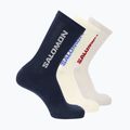 Чорапи Salomon Everyday Crew 3 pairs spellbound/vanilla ice/lunar rock