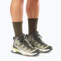 Мъжки туристически обувки Salomon X Ultra 360 Edge Mid GTX olive night/aloe 7