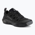 Мъжки туристически обувки Salomon Techamphibian 5 black/black/castlerock