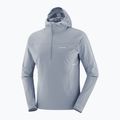 Мъжко яке за бягане Salomon Sense Aero Hybrid Half Zip Hooded trade winds 7