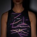 Дамска тениска за бягане Salomon Shakeout Core Tank GFX deep black 3