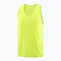 Мъжка тениска за бягане Salomon Sense Aero Singlet GFX acid lime 4