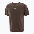 Мъжка тениска за бягане Salomon Shakeout Core cofee bean 3