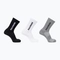 Чорапи Salomon Everyday Lite Crew 3 pack black/white/frost gray