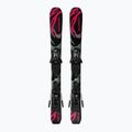 Детски ски за спускане със ски автомати Salomon QST Jr Black XS + C5 GW black/neon punch 2