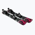 Детски ски за спускане със ски автомати Salomon QST Jr Black XS + C5 GW black/neon punch 4