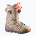 Мъжки сноуборд обувки Salomon Launch Boa SJ Boa kelp/brown lentil/dragon fire