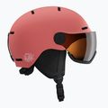 Детска скиорска каска Salomon Orka Visor Jr S2 sun kissed coral 3