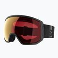 Скиорскa маска Salomon Radium Pro Outline Sigma Photo S1-S3 black/sigma photo poppy red