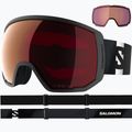 Скиорскa маска Salomon Radium Pro Outline Sigma S3+S1 black/sigma fire red/sigma light blue 2