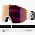 Скиорскa маска Salomon S/View 3 S2 white/ml lruby 2