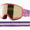 Детска скиорска маска Salomon Lumi Acces Jr S2 sun kissed coral/flash gold 2