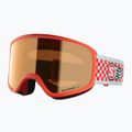 Детска скиорска маска Salomon Rio S2 cherry tomato/flash tonic orange