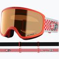 Детска скиорска маска Salomon Rio S2 cherry tomato/flash tonic orange 2
