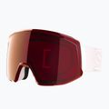 Скиорскa маска Salomon Skarn Prime Sigma S3+S1 white/sigma fire red/sigma light blue