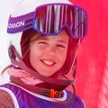 Детска скиорска каска Salomon Equipe Fis + Chinguard Jr white/race blue 6