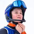 Детска скиорска каска Salomon Equipe Fis + Chinguard Jr black/flames 6