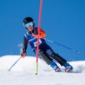 Детска скиорска каска Salomon Equipe Fis + Chinguard Jr black/flames 8