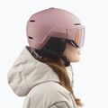 Скиорска каска Salomon Osmo Dawn Pink/Flash Tonic/Orange 7
