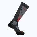 Скиорски чорапи Salomon S/Pro Anthracite/Medium Grey/Fiery Red