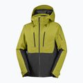 Мъжко скиорско яке Salomon Brilliant 2.0 cardamon seed/deep black 7