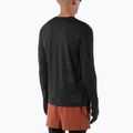 Мъжка блуза за бягане с дълъг ръкав Salomon Sense Aero GFX Tee LS deep black/black beauty 2