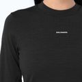 Дамска блуза за бягане с дълъг ръкав Salomon Sense Merino Tee LS deep black 3