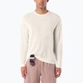 Мъжка блуза за бягане с дълъг ръкав Salomon Shakeout Core Tee GFX LS whisper white/pink frosting