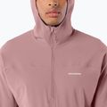 Мъжки суитшърт за бягане Salomon Sense Aero Hybrid Half Zip Hooded antler 4