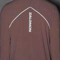 Мъжки суитшърт за бягане Salomon Sense Aero Hybrid Half Zip Hooded antler 7