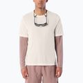 Мъжка тениска за бягане Salomon Shakeout Core GFX SS Tee whisper white/pink frosting