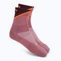 Чорапи Salomon Pulse Ankle dusky orchid/huckleberry/dragon fire