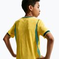 Детска футболна тениска Nike Brazil 2026/27 Match Home canary/light mint/geode teal 10