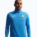 Мъжки футболен суитшърт Nike Brazil Strike light photo blue/light menta/midwest gold 4