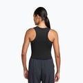 Дамска тениска Nike One Fitted Dri-Fit Cropped Tank thunder black/white 2