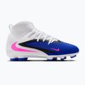 Детски футболни обувки Nike Phantom 6 High Club FG/MG racer blue/white/pink blast 8