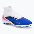 Мъжки футболни обувки Nike Phantom 6 High Club FG/MG racer blue/white/pink blast