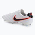 Мъжки футболни обувки Nike Tiempo Ligera Pro FG white/bright crimson/black 3