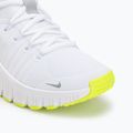 Дамски обувки за тренировка Nike Free Metcon 6 white/volt/metallic silver 7